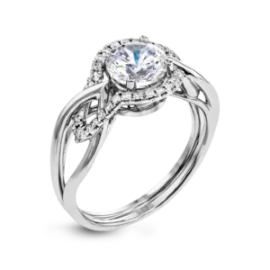 Anillo con recubrimiento de baño de plata