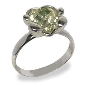 Anillo con baño de plata