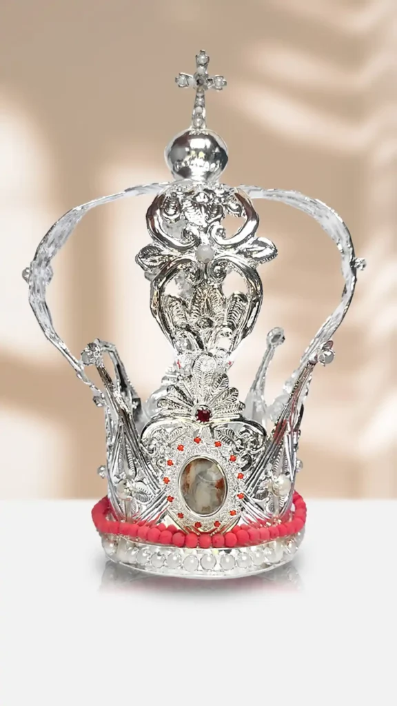 Artículos religiosos con baño de plata