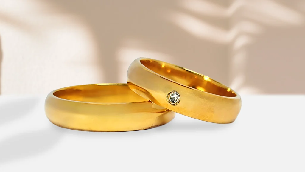 Servicio de baño de oro para joyería de plata