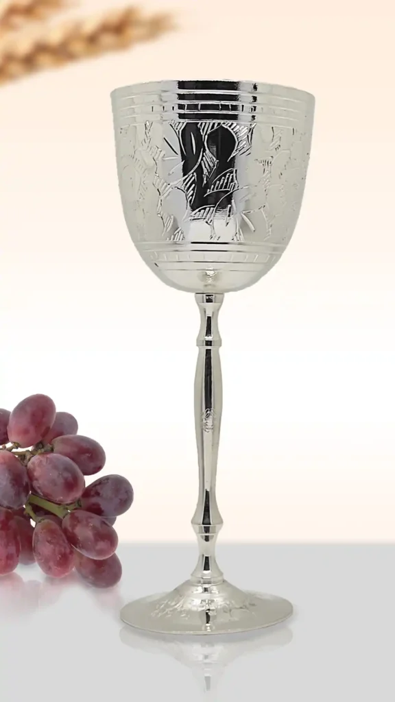 Restauración de un cáliz religoso con baño de plata